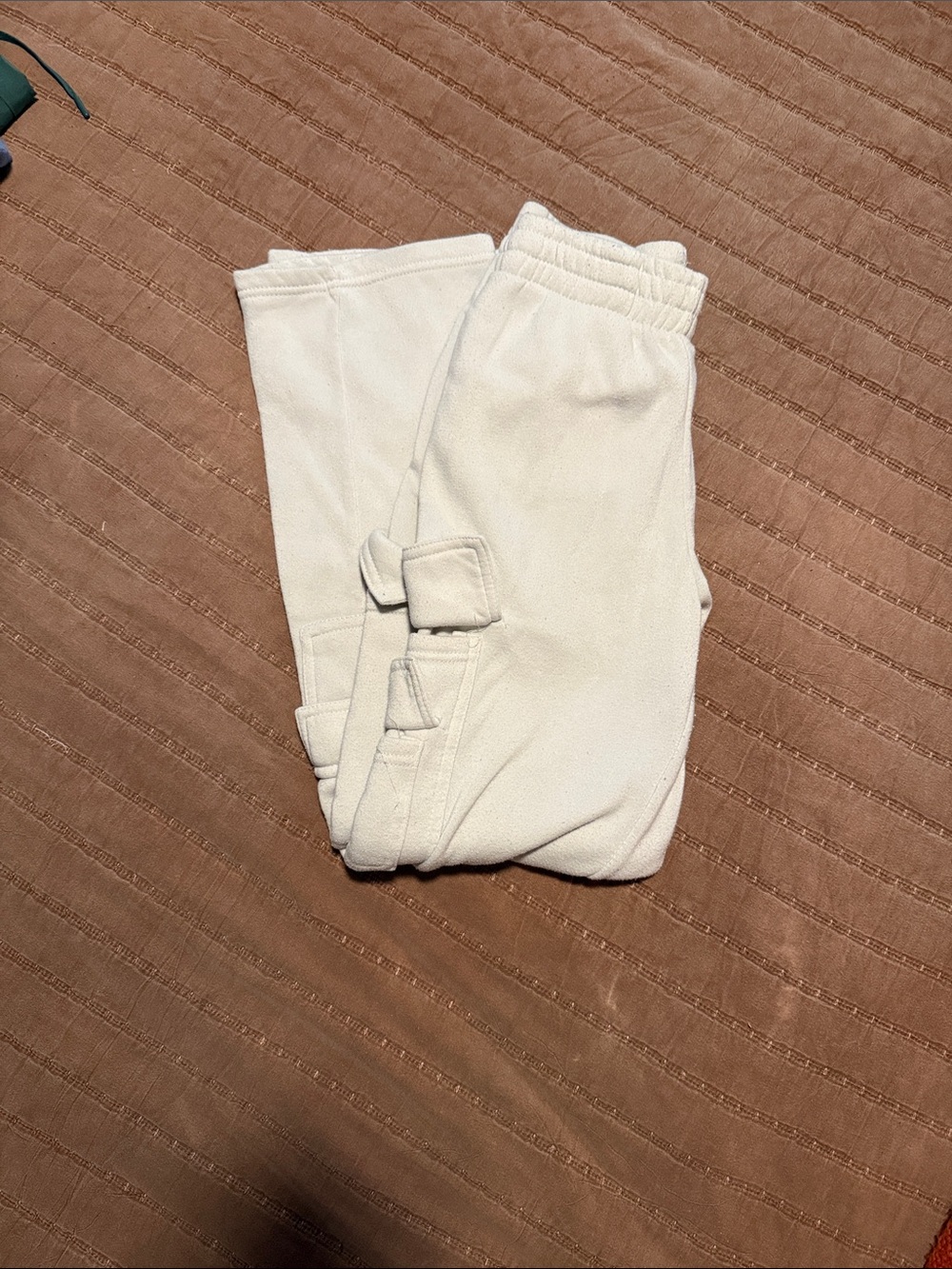 Marshalls Cream Cargo Sweatpants